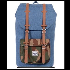 Herschel Little America Crosshatch & Camo Backpack